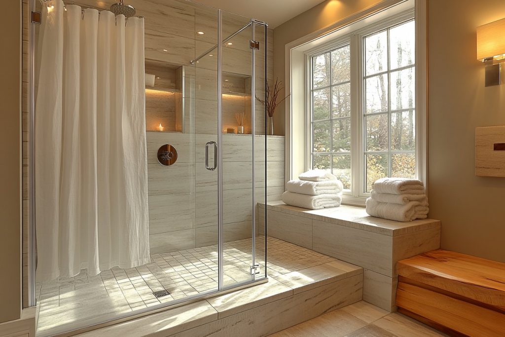 Rideaux de douche ou paroi en verre ? Les avantages et inconvénients