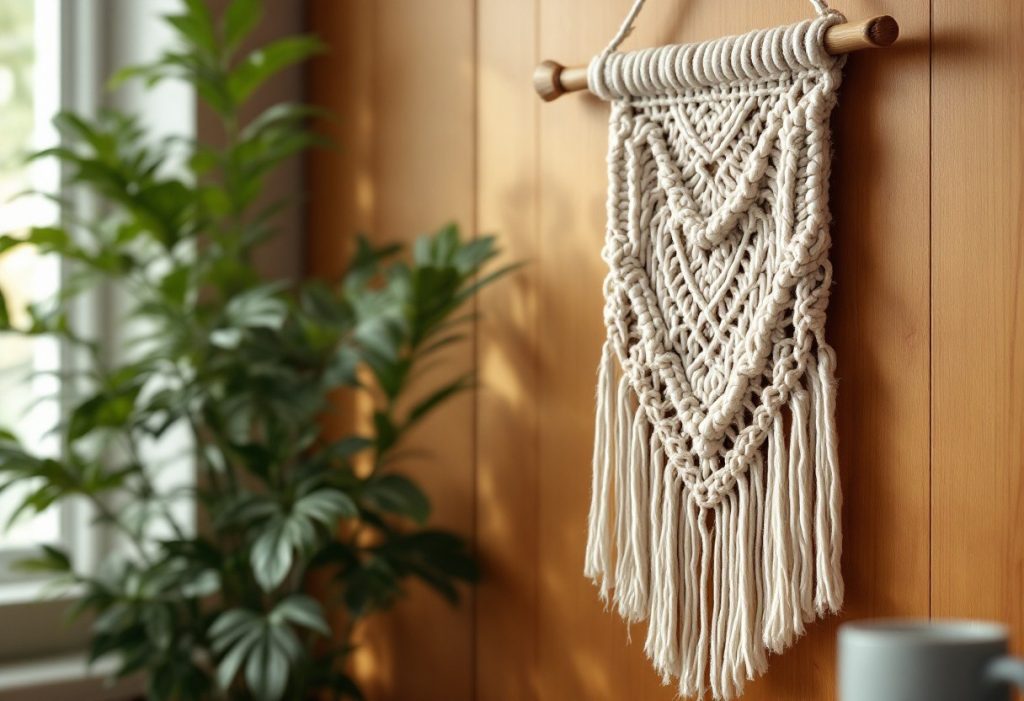 Comment créer une décoration en macramé bohème et chic?