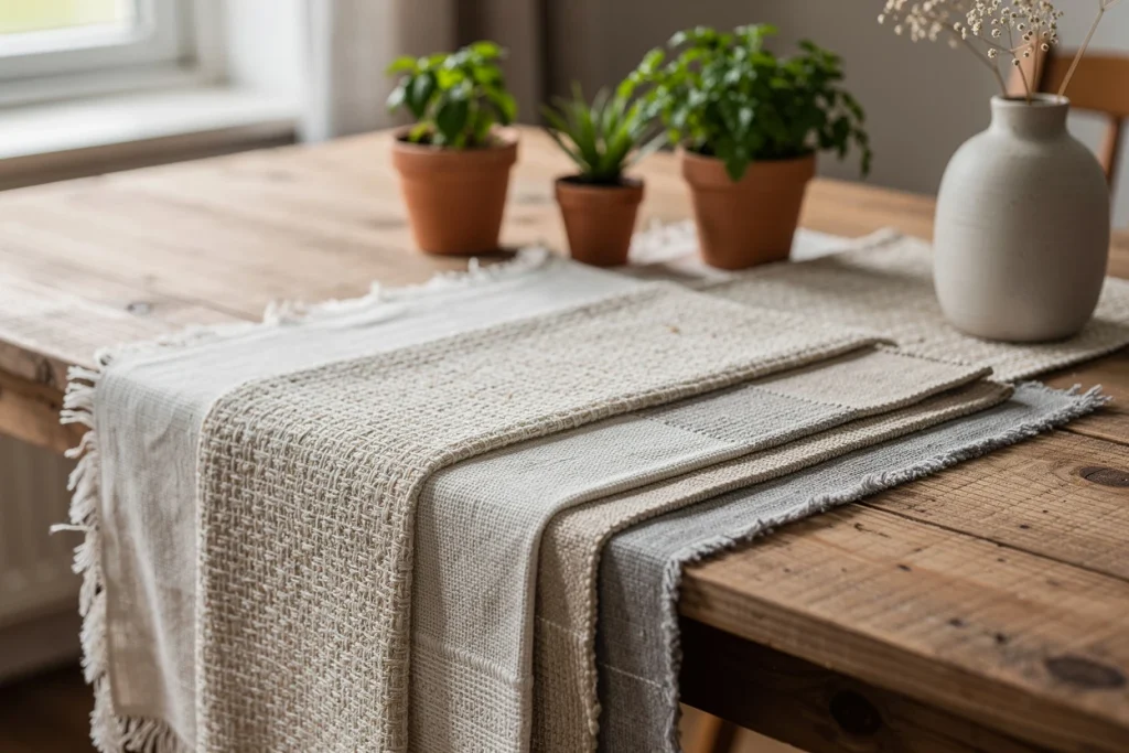 Quelles matières choisir pour un chemin de table durable et écoresponsable ?