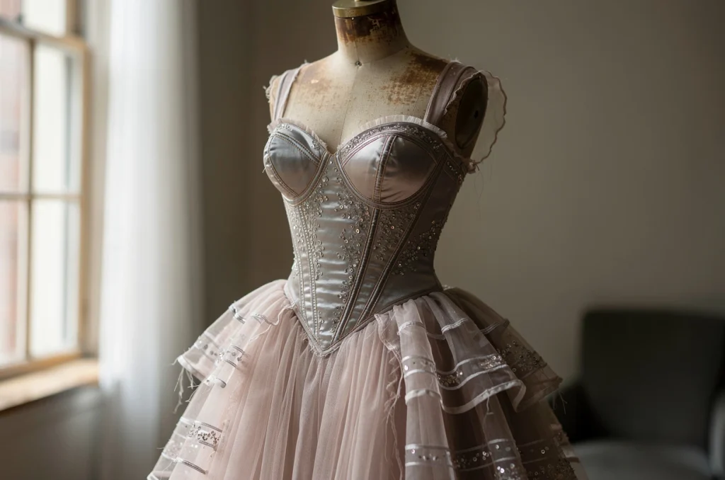 Bustier, jupon et paillettes : les détails qui changent tout sur une robe princesse