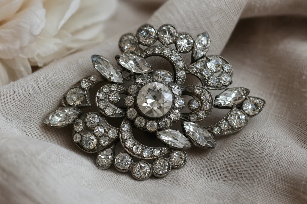 Pourquoi une broche en strass vaut mille bijoux discrets